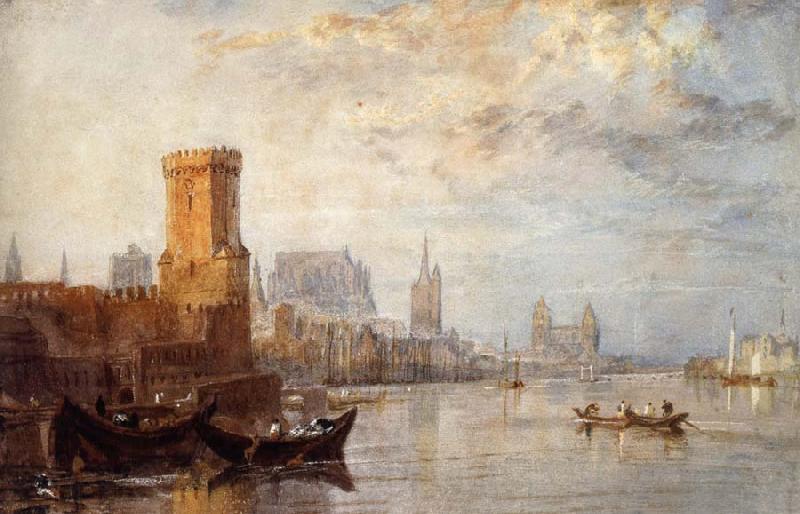 J.M.W. Turner View of Cologne on the Rhine Germany oil painting art